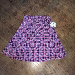 Lularoe Azure NWT pink knit yoga waistband skirt